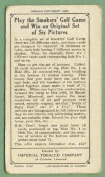 1926 Imperial Tobacco Company Perils of Golf